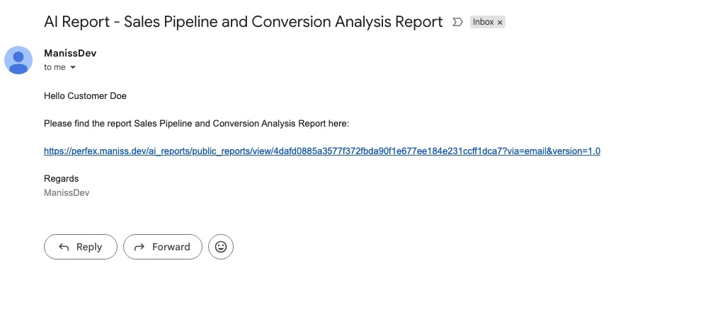AI Report - Email Message