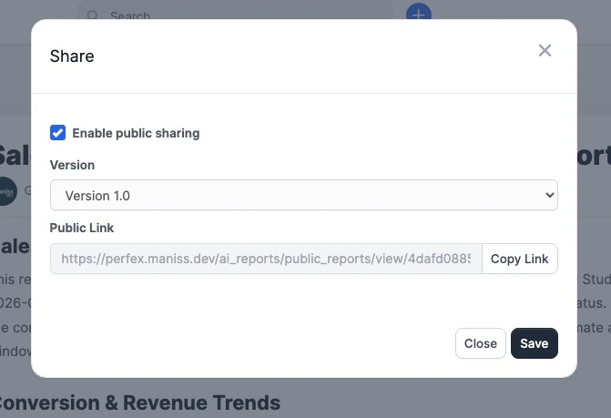 AI Report - Share Report